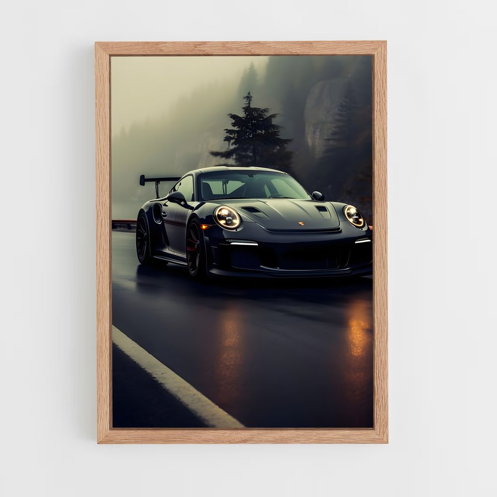 Poster Éblouissant 911 GT2 RS – affiche Porsche (vue 4)